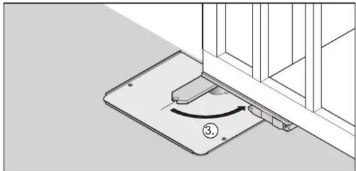 Sommer Jive 200 E - Emergency release in the event of a power Failure - 2