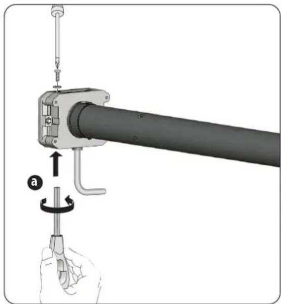RADEMACHER RolloTube Basis RTBM 40/16Z - Manivelle et œillet droit pour manivelle - 1