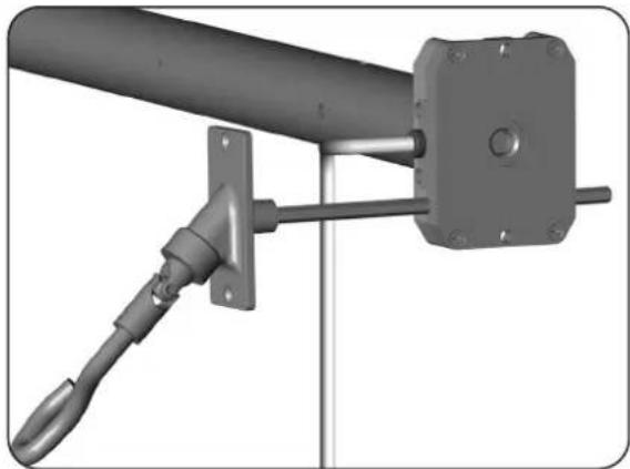 RADEMACHER RolloTube Basis RTBM 40/16Z - Manivelle et œillet articulé pour manivelle - 1