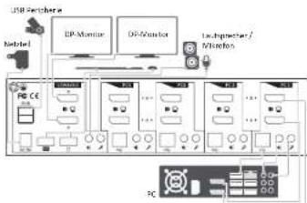 InLine 63642I - ANSCHLUSSSCHEMA - 1