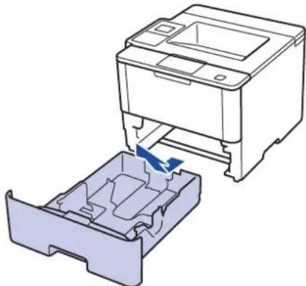 BROTHER HL-L6400DWTT - Einlegen und Bedrucken von Normalpapier, Briefkopfpapier, farbigem Papier, dünnem Papier und Recyclingpapier über die Papierkassette - 1