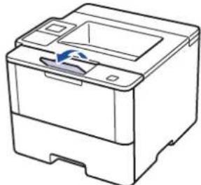 BROTHER HL-L6400DWTT - Einlegen und Bedrucken von Normalpapier, Briefkopfpapier, farbigem Papier, dünnem Papier, Recyclingpapier und Hartpostpapier in die MF-Zufuhr - 1