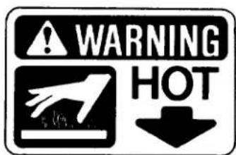 WARNING HOT