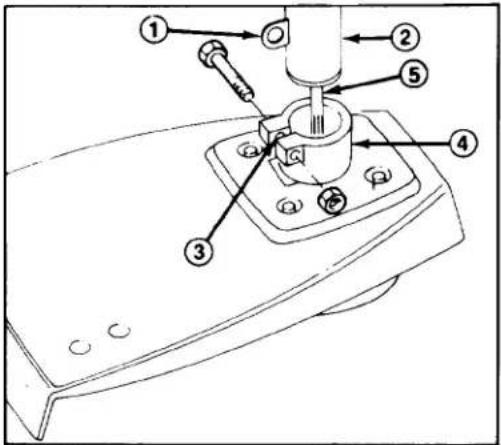 Technical diagram of a mechanical device with numbered components for assembly or maintenance reference.