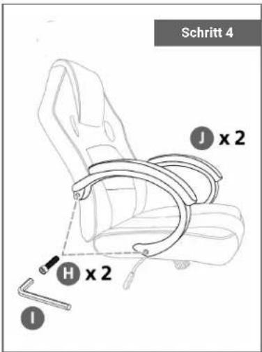 Schritt 4 J x 2 H x 2 I