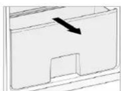 BOMANN KS 7257 - Removing / inserting the drawers - 1
