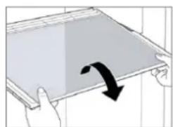 BOMANN KS 7254 - Removing / inserting the shelves - 1