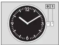Krontaler GT-W-SL-blk-02 - Zeit einstellen - 1