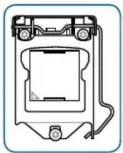 Technical line drawing of a mechanical component with mounting holes and wiring (no text or symbols)