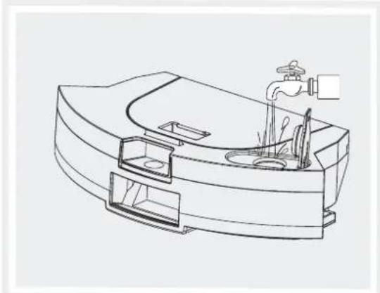 Grunkel I-DancerGyro - Remove the water tank. 2. Add water to the tank. - 2