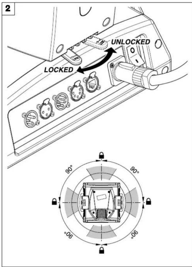 2 UNLOCKED LOCKED 90° 90° 06 06