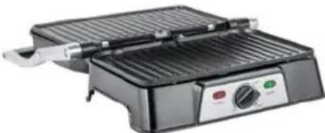 Teesa TSA3223 - Kontaktgrill (halboffen: obere Abdeckung kann die Speisen nicht berühren) - 2