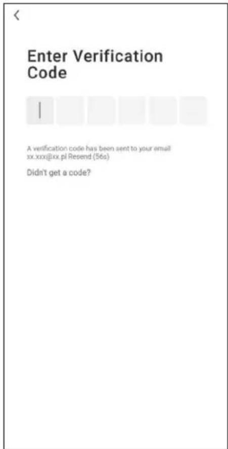 Enter Verification Code A verification code has been sent to your email xx.xxx@xx.pl Resend (56s) Didn't get a code?