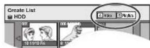 PANASONIC Diga DMR-EH75V - Copying using the copying list—Advanced Copy (Create List) - 3