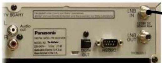 PANASONIC TU-MSF100 - Anschluß der Antenne - 3