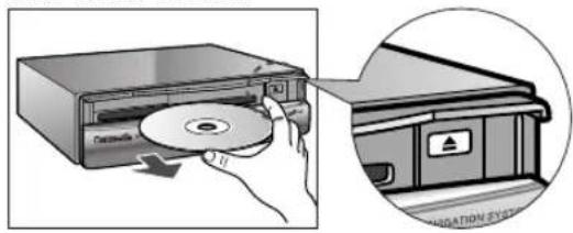 PANASONIC CY-TM100N - Nachdem das Software-Upgrade beendet ist, werfen Sie die Upgrade-Disc aus und setzen Sie die Kartendisc (DVD-SDAL-formatierte Kartendisc (TMC-Ready)) ein. - 1