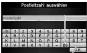 Postleitzahl auswählen Postleitzahl 0 1 2 3 4 5 6 7 8 9 A B C D E F G 1 I J K L M N O P Q S T U V W X Y Z - BS OK