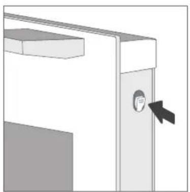 Master Kitchen OMK 13K2T SP BK - Rimuovere il coperchio della porta - 1