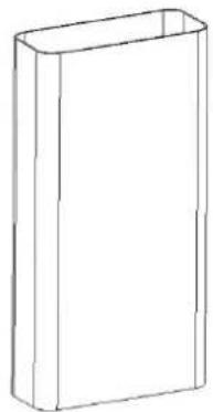 Master Kitchen MKHI 804FH ED BK - Installation Accessories, Inward Discharge - 14