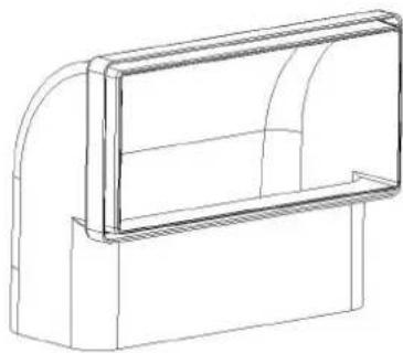 Master Kitchen MKHI 804FH ED BK - Installation Accessories, Inward Discharge - 10