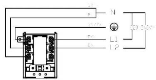 V R N V/YE R/ L1 L2 -20 240V