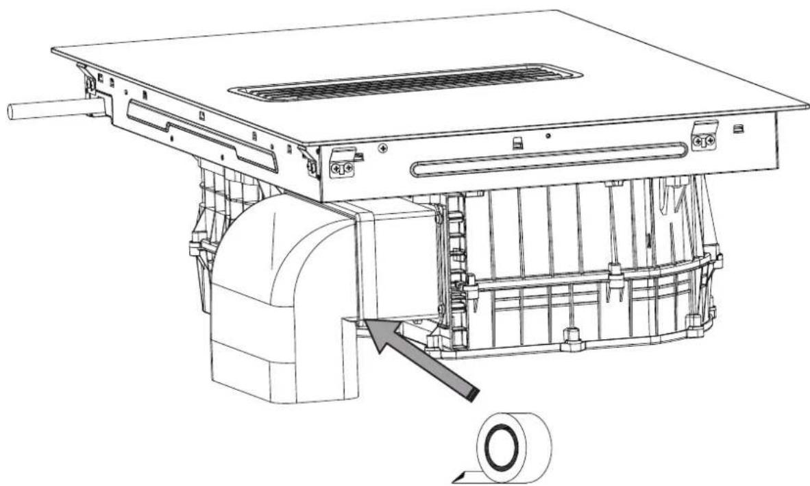 Master Kitchen MKHI 804FH ED BK - Install Baffle On The Stove - 21
