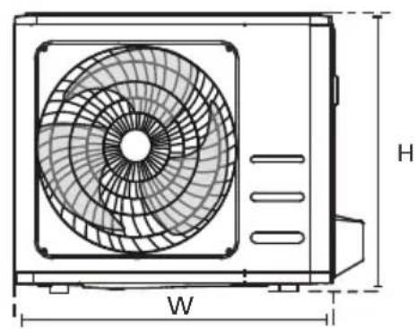 BEKO BEEPG095 - Instalarea unității exterioare - 2