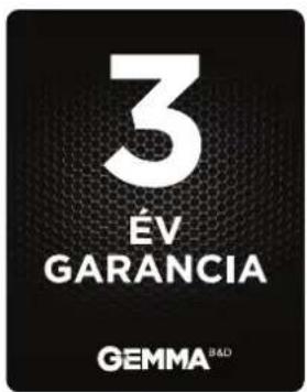 3 ÉV GARANCIA GEMMA BAD