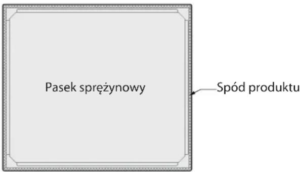 Pasek sprężynowy Spód produktu