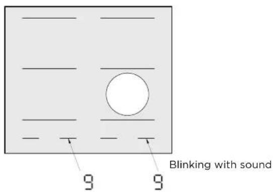 Blinking with sound 9 9