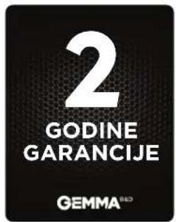 2 GODINE GARANCIJE GEMMA®