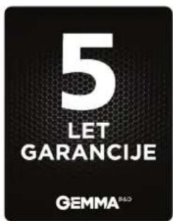 5 LET GARANCIJE GEMMA®