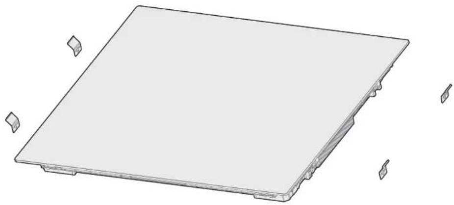 MIDEA MIH742F558K2 - Dostosowywanie Pozycji Wsporników - 1