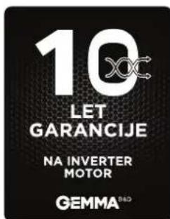 10 LET GARANCIJE NA INVERTER MOTOR GEMMA B&D