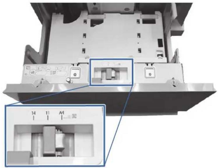 HP Color LaserJet Enterprise MFP 6800dn - 13.A4 Fehler durch Papierstau in Fach 4 (2.100-Blatt-Zufuhr-HCI) - 8
