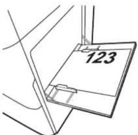 HP Color LaserJet Enterprise MFP 6800dn - Papierausrichtung in Fach 1 (Mehrzweckfach) - 7