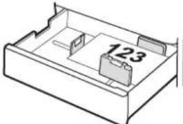 HP Color LaserJet Enterprise MFP 6800dn - Papierausrichtung in Fach 2 und den optionalen 550-Blatt-Fächern - 6