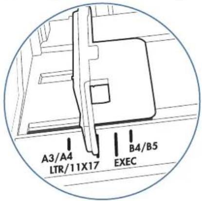 A3/A4 LTR/11X17 B4/B5 EXEC