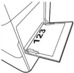 HP Color LaserJet Enterprise MFP 6800dn - Papierausrichtung in Fach 1 (Mehrzweckfach) - 8