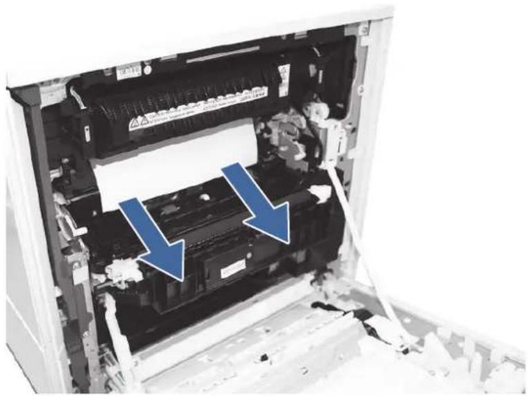 HP Color LaserJet Enterprise MFP 6800dn - 13.B4 Fehler durch Papierstau hinter der rechten Klappe - 3