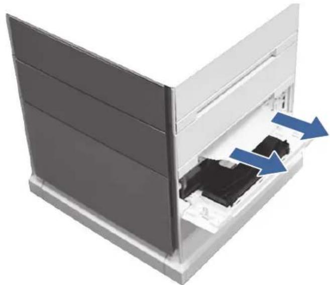 HP Color LaserJet Enterprise MFP 6800dn - 13.A4 Fehler durch Papierstau in Fach 4 (2.100-Blatt-Zufuhr-HCI) - 4