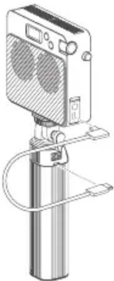 GODOX Battery Grip BG02 - 搭配摄影灯 ML100R - 3
