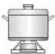 Master Kitchen MKHG 6401F E XS - Do not use cookware that overlaps the edge of the appliance - 12