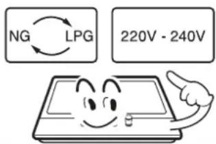 NG LPG 220V - 240V