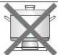 Master Kitchen MKHG 6401F E XS - Do not use cookware that overlaps the edge of the appliance - 13