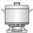 Master Kitchen MKHG 6401F E XS - Do not use cookware that overlaps the edge of the appliance - 6