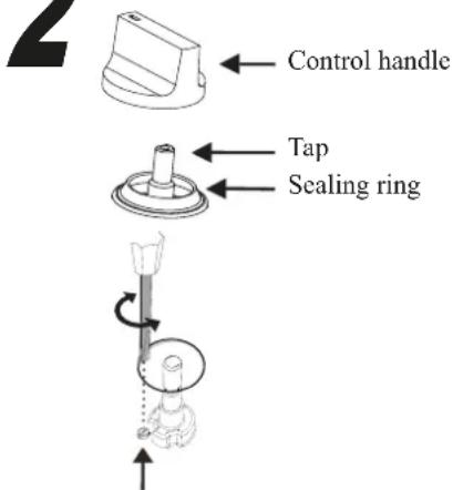 Control handle Tap Sealing ring