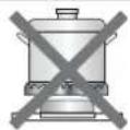 Master Kitchen MKHG 6401F E XS - Do not use cookware that overlaps the edge of the appliance - 5
