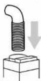 Exquisit KFD 80-8.1 - Installing the activated charcoal filter - 7