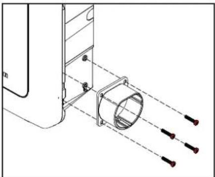 KATHREIN KWB-AC35 - Halterung für Ladekabel an einer separaten Montagefl äche anbringen - 1